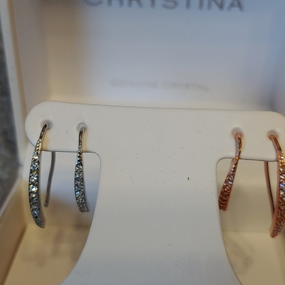 Chrystina Jewelry Chrystina Genuine Crystal Earrings Sale Poshmark